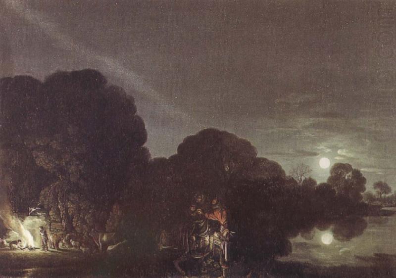 The Flight to Egypt, Adam  Elsheimer